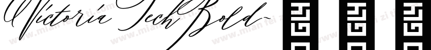 Victoria Tech Bold字体转换